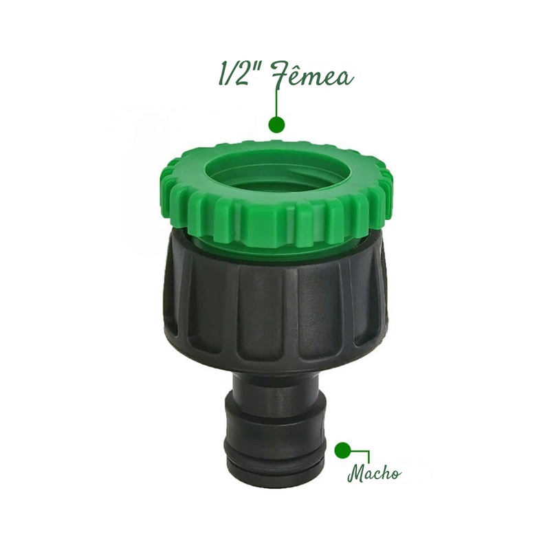 Kit Engate Rápido Para Mangueira de jardim 1/2 - Luci Express